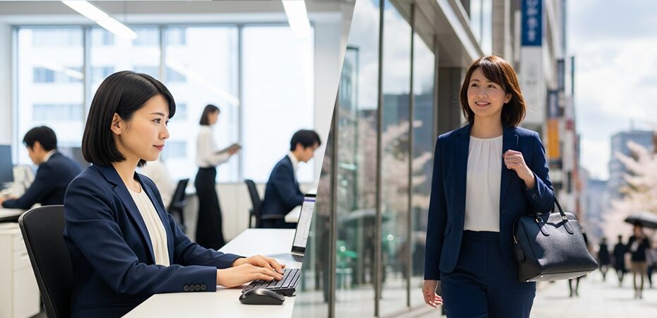 「内勤」「外勤」はどう違う?向いてる人は?それぞれのメリット・デメリットを解説