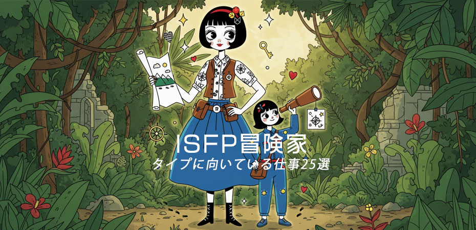 ISFP冒険家タイプに向いている仕事25選