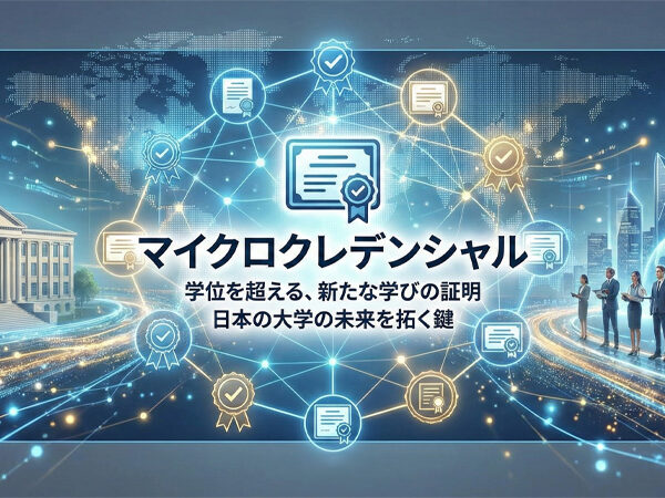 マイクロクレデンシャルの世界的普及と日本の大学の将来