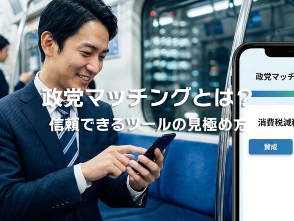 政党マッチングとは？信頼できるツールの見極め方や使い方を紹介