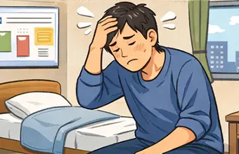 体調不良イラスト