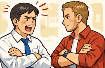 文化摩擦イラスト