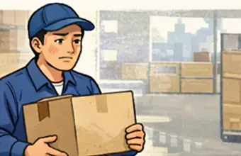 単純労働リスクイラスト