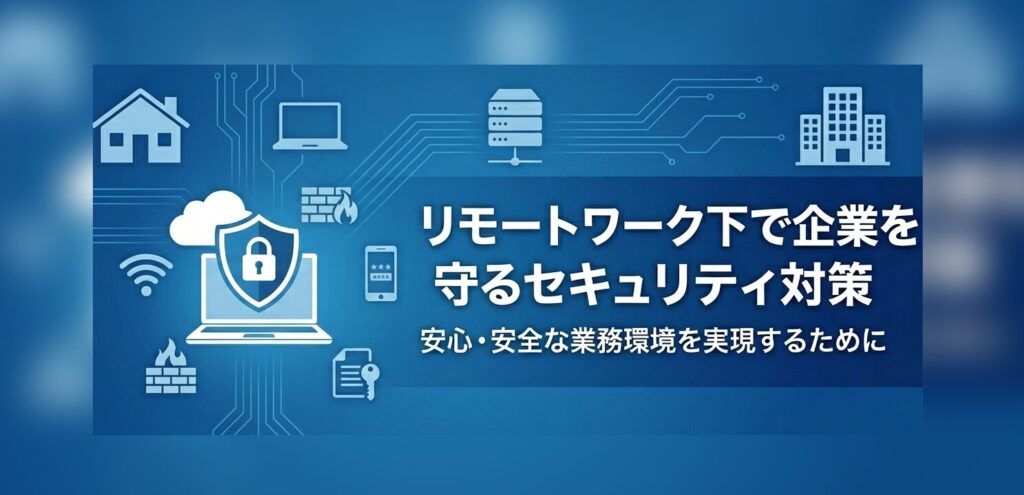 リモートワーク下で企業を守るセキュリティ対策