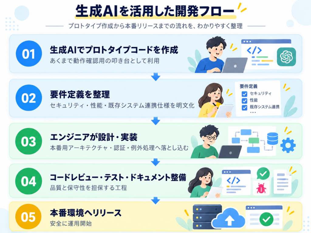 生成AIを活用した開発フロー